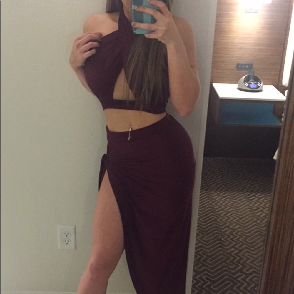 Fashion nova two piece dress